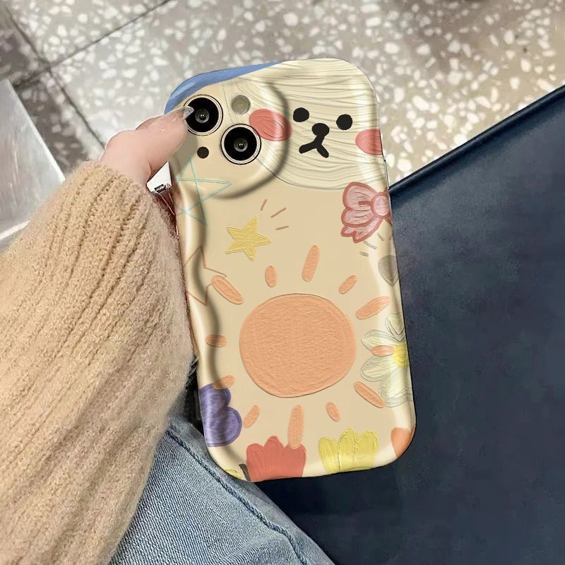 Sinar matahari Fullcover Soft Case For iPhone 6 6s 6 Plus 6s Plus 7 8 SE 7 Plus 8 Plus X Xs Xr Xs Ma