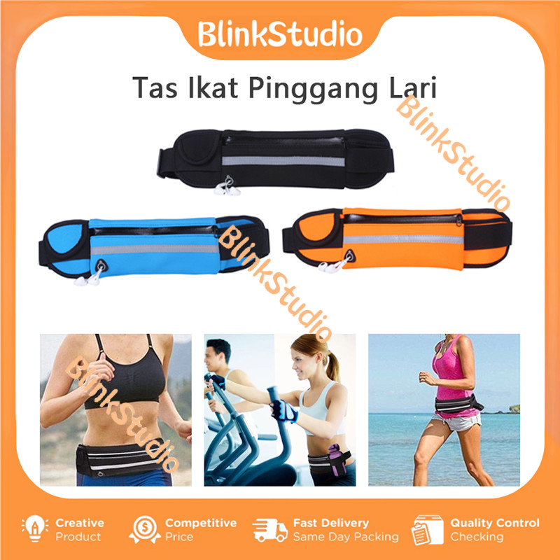 Tas Pinggang / Tas Lari Pinggang Olahraga Waterproof