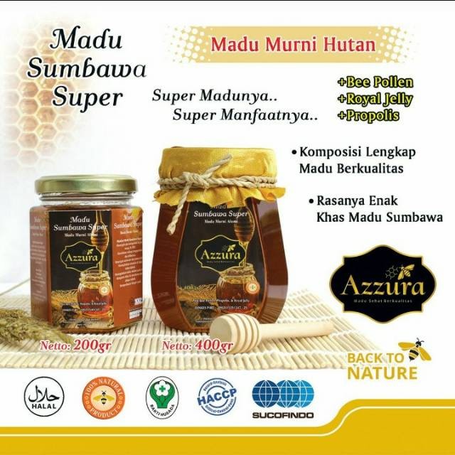 

Promo Madu Azzura - Madu Sumbawa Super - Madu Hutan Sumbawa Asli Murni - Madu Hutan Asli - Madu Uray