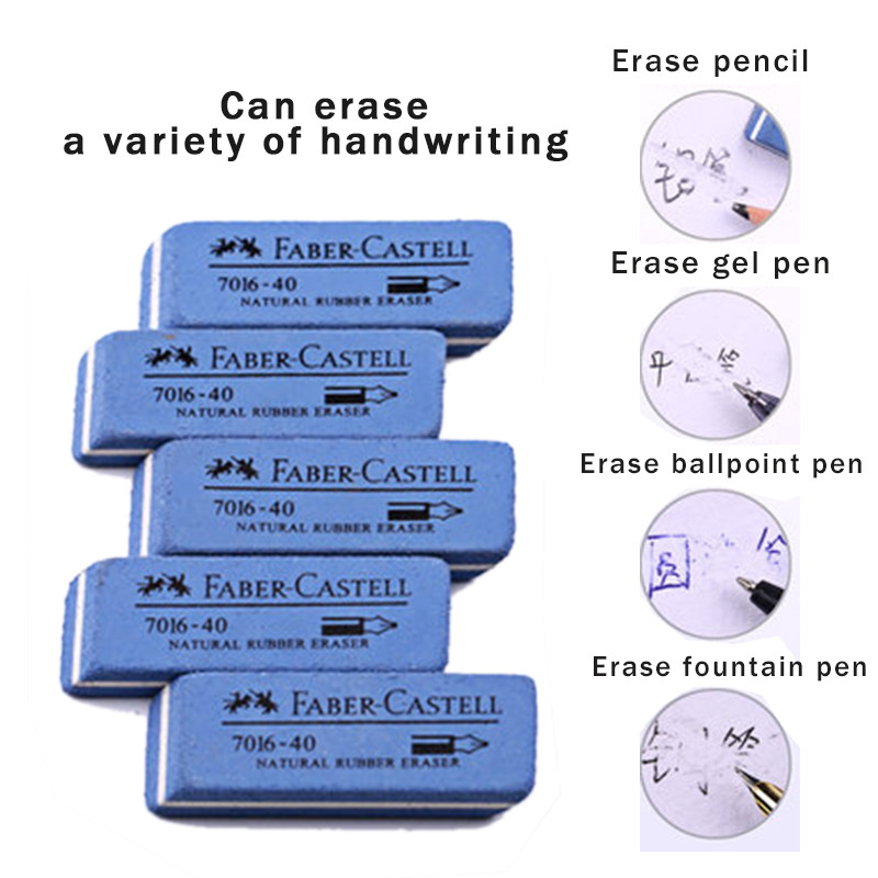 

Faber Castell Natural Rubber Eraser for Gel Pen/Ballpoint Pen/Fountain Pen/Ink Pen Erasable Students Sand Rubber Stationery 7016