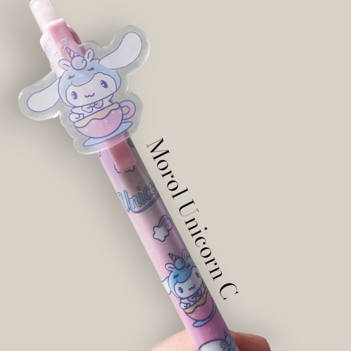 

HS88 PULPEN MIKA KARAKTER SANRIO CINNAMOROL UNICORN 0.5MM TINTA HITAM | SKM - MOROL UNICORN C