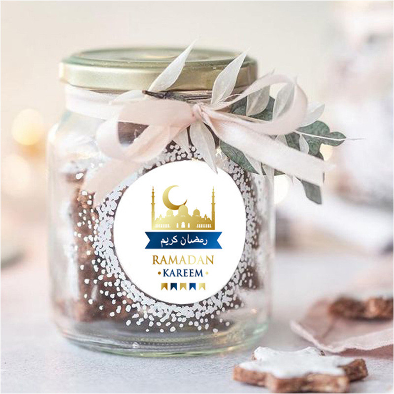 

KaromahID (1 Set : 9pcs) Sticker Bulat Diameter 4 cm Edisi Idul Fitri Lebaran - Stiker Hampers Ramadhan
