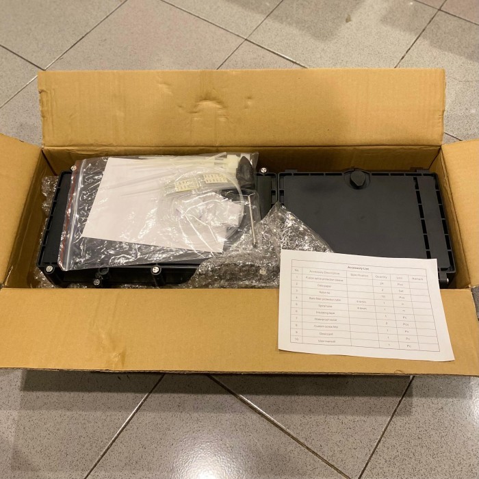 ODP CA 8 CORE FIBERHOME LENGKAP SPLITTER  ODP FIBERHOME 8 CORE LENGKAP SPLITTER ODP SOLID 2 IN 1