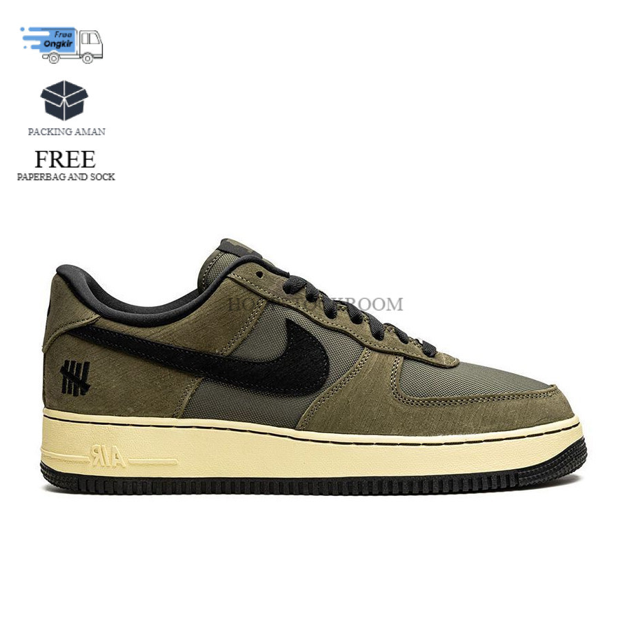 Undefeated X Nike Air Force 1 Low SP Ballistic Cargo Khaki Authentic Sepatu Sneakers