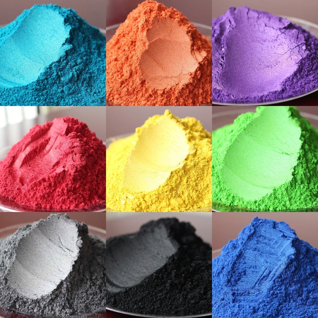 

50g Natural Mica Mineral Handmade Soap Colorful Pearlescent Powder Pigment Mica Nail Glitter Pearl Powder Epoxy Resin Pigment
