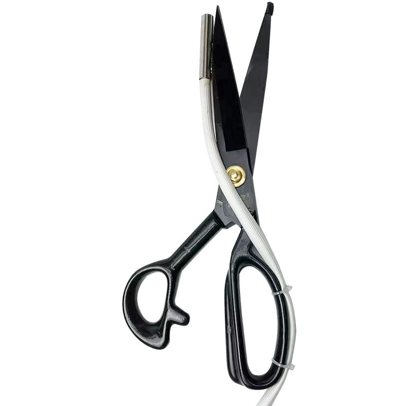 

220V Stainless Steel Electrothermal Scissors Heating Tailor Scissors Heated Cutting Scissors for Curtain Non-Woven Fabrics