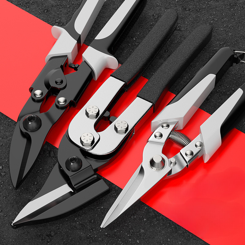 

Professional Industrial Shears:Stainless Steel Scissors Tin Snips for Metal Sheet & PVC Pipe Cutting