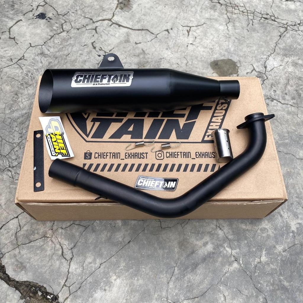 Knalpot underbelly XSR 155 Standar kolong full sistem stainless stell