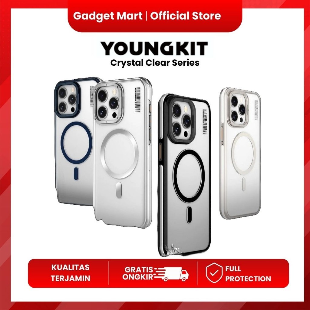 Case Iphone Apple 15 PRO/PROMAX Youngkit Crystal Grid Series