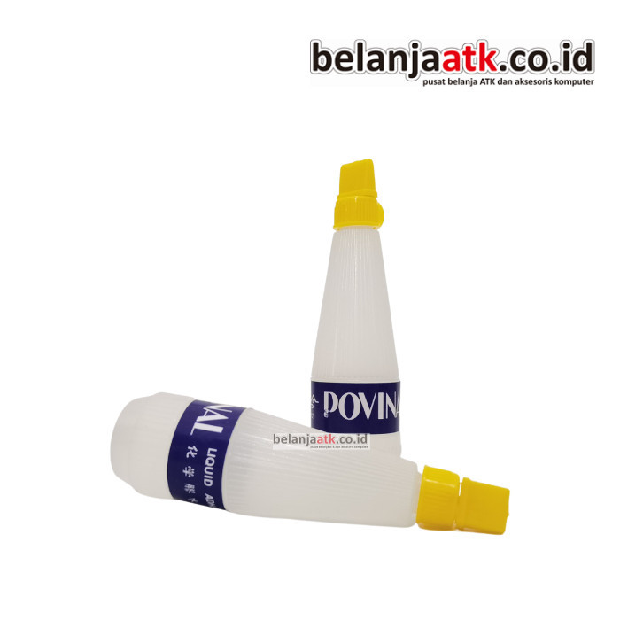 

Lem Cair Tanggung Povinal 75 ml/lem povinal 112/lem cair/povinal
