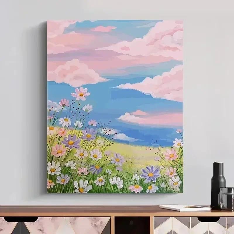 

3712042Digital oil painting living room decorative painting sofa background wall hanging painting