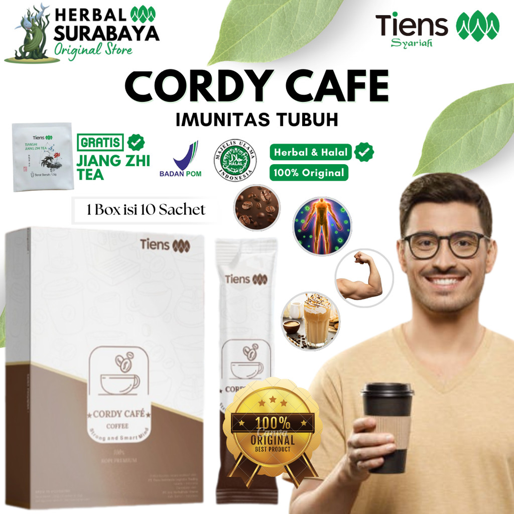 

Kopi Premium Cordy Cafe Coffe Stamina Pria Kuat Alami - Kopi Stamina Pria dan Wanita - Cordyseps Kopi - Tiens Coffe - Jamu Stamina - Kopi Penambah Stamina - Tiens Coffe Original Termurah