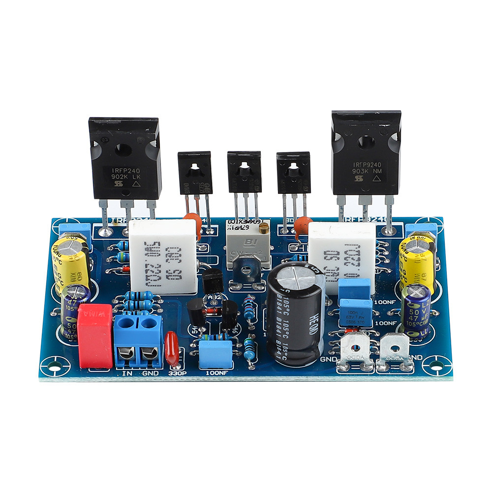 1Pair Power Amplifier Board 100Wx2 Amplificador IRF240 FET Class A Power Amplifier Audio Board Amp F