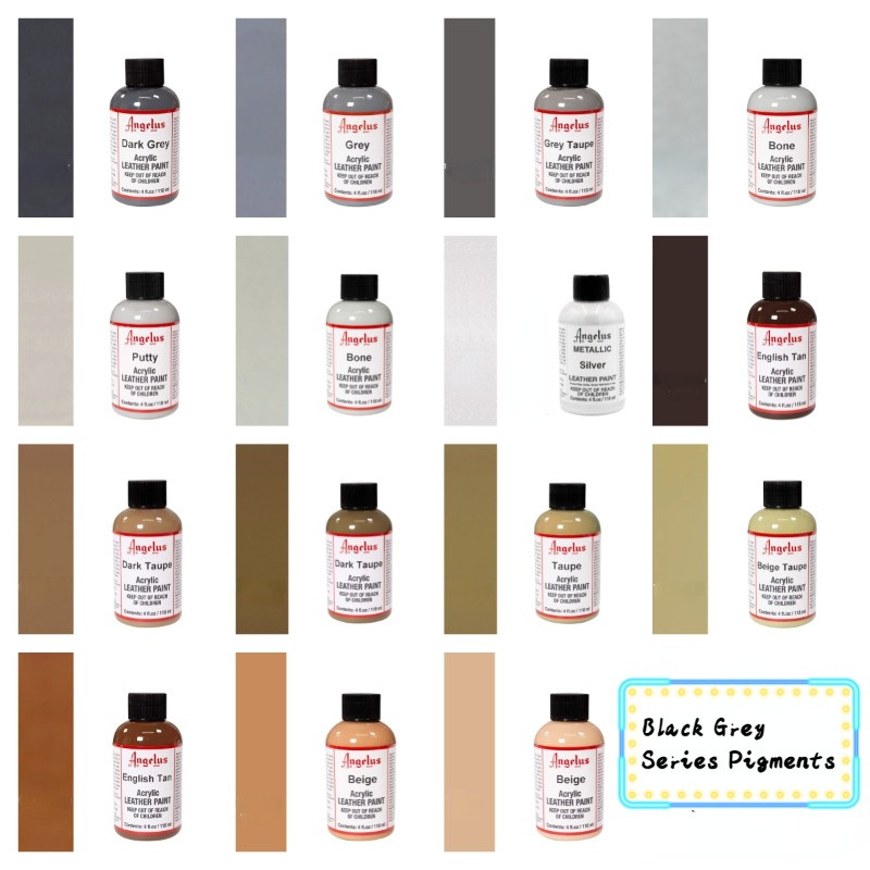 

118ml Black Gray Series Acrylic Paint Sneakers Leather Color Change Paint Spraying Creative DIY Handmade Art Making Supplies
