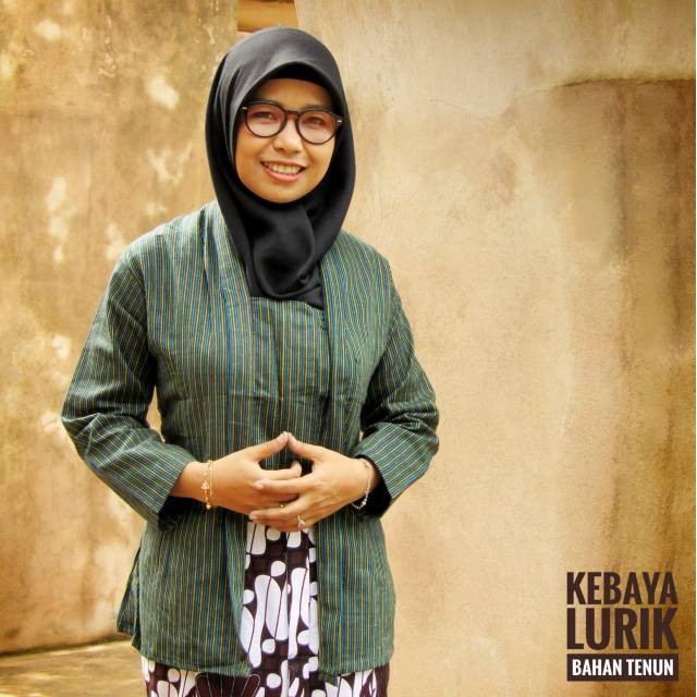LURIK JAWA Kebaya Lurik Wanita Katun Tenun Adat Jawa