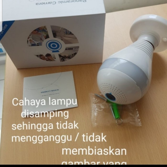 Kamera CCTV Lampu Bohlam 360