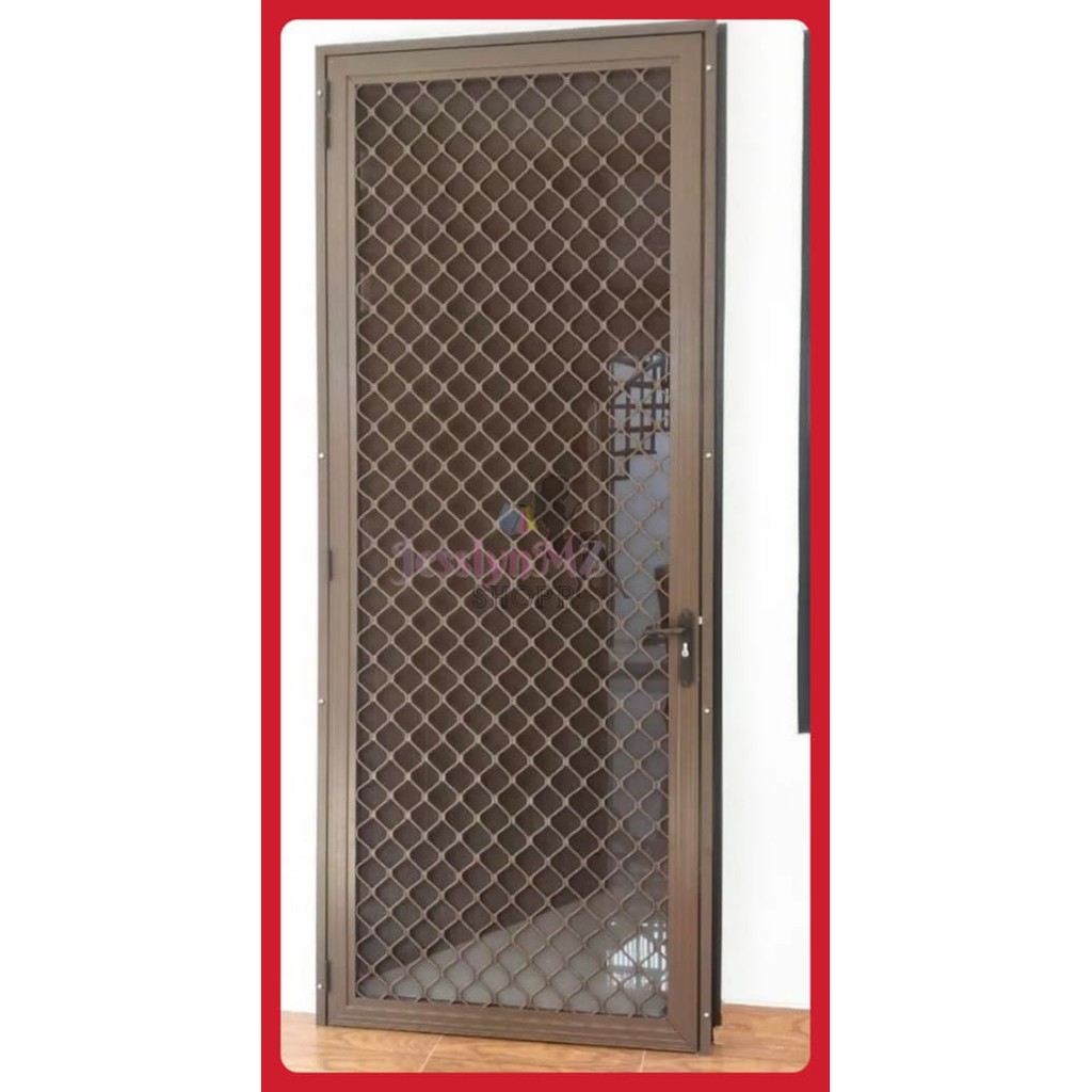 Pintu Aluminium Exona Expanda Dengan Kasa Nyamuk Magnetic Insect