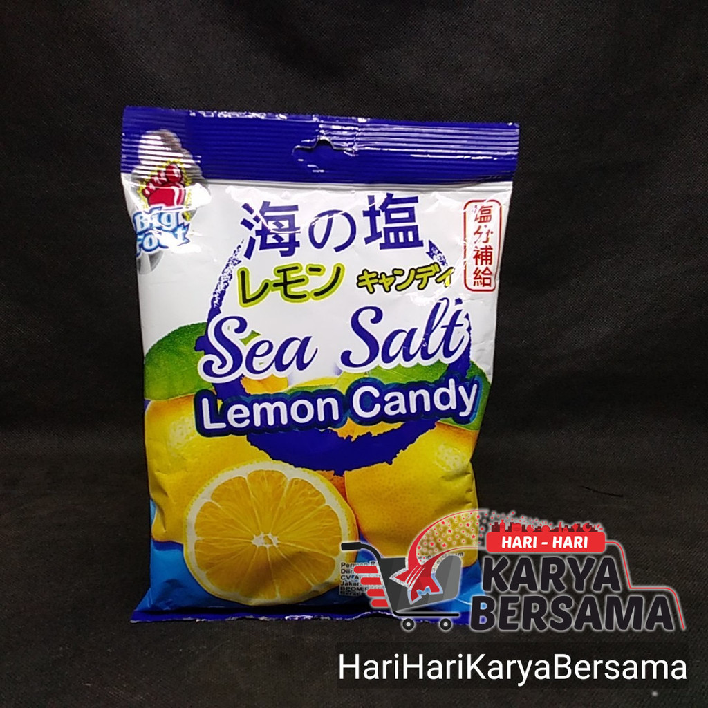 

PERMEN BIG FOOT SEA SALT LEMON CANDY 150GR