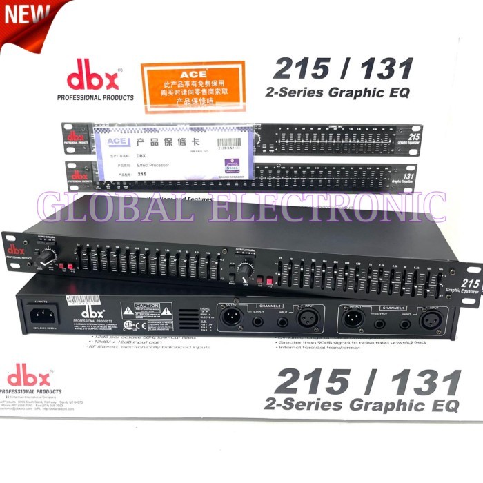EQUALISER DBX 215 / 131 KUALITAS GRADE A BARANG DI JAMIN BAGUS DBX 215 / 131 DBX215