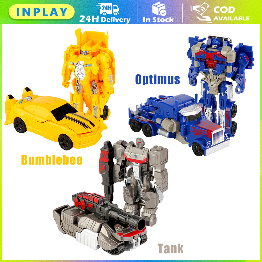 Mainan Mobil Robot Transformer / Model Kendaraan Sport yang Bisa Transformasi Menjadi Robot Autobot 
