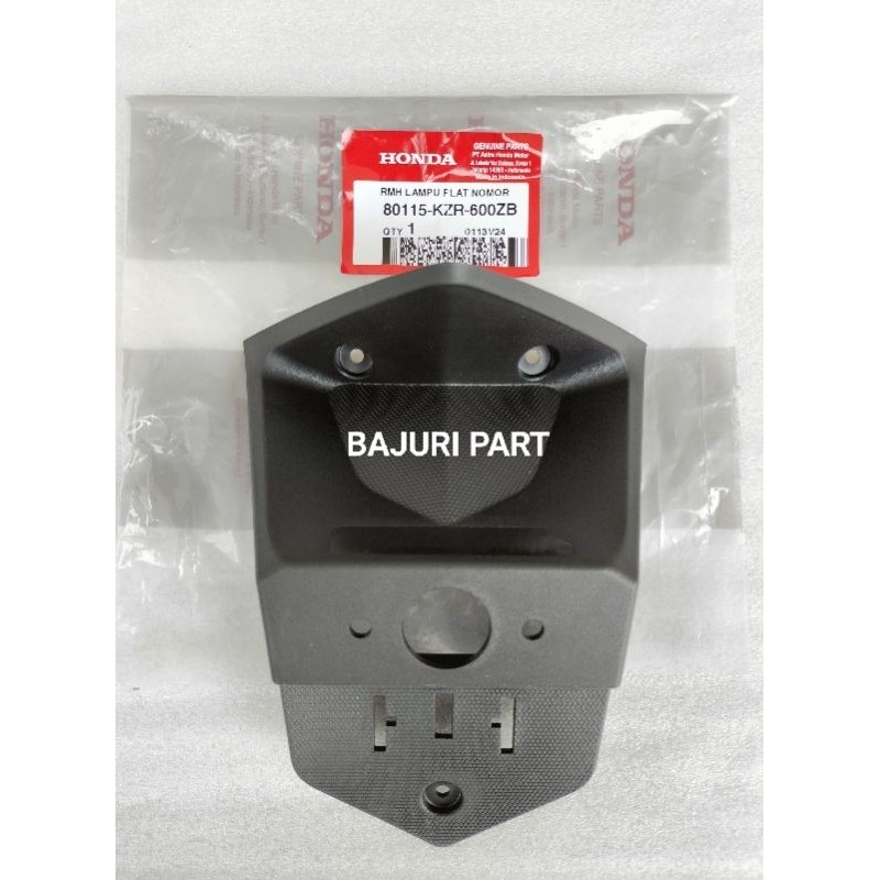 Base License Cover Tutup Lampu Plat Nomor Belakang Vario 125 Thecno KZR 2012-2014 Original AHM Heka 