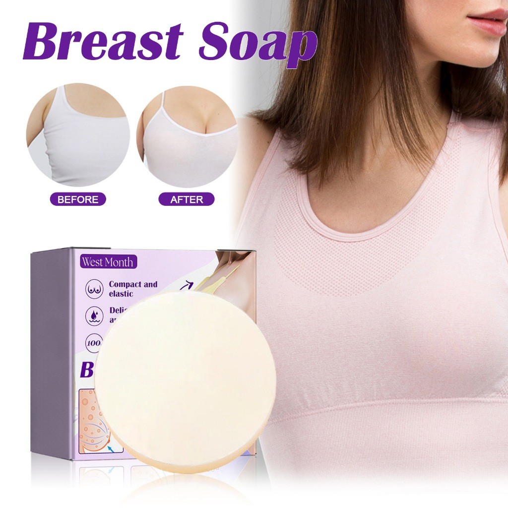 West&Month Breast Soap 100g Breast Enhancement Soap Firming Plumping Breast Preventing Sagging