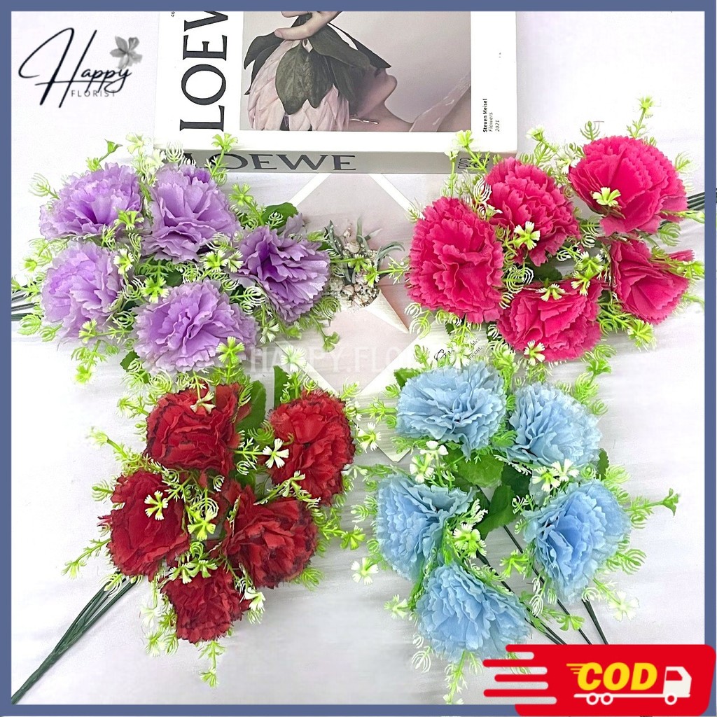 Kenanganpawon Bunga Carnation Candy/Bunga Carnation Dekorasi/Bunga Carnation Bucket (Nk-56)
