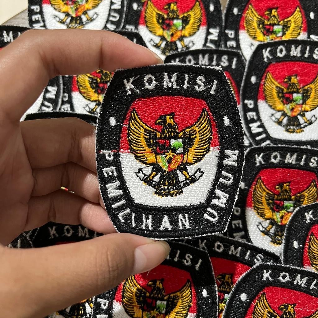 Bordir Bet KPU | Bordir KPU | Badge KPU | Logo KPU | Atribut KPU bordir