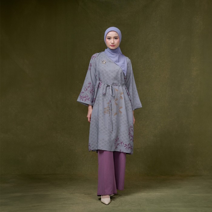 ZM Zaskia Mecca - Haiza Midi Dress Gamis - Jelita Indonesia - Edisi Palembang - Emerald, L