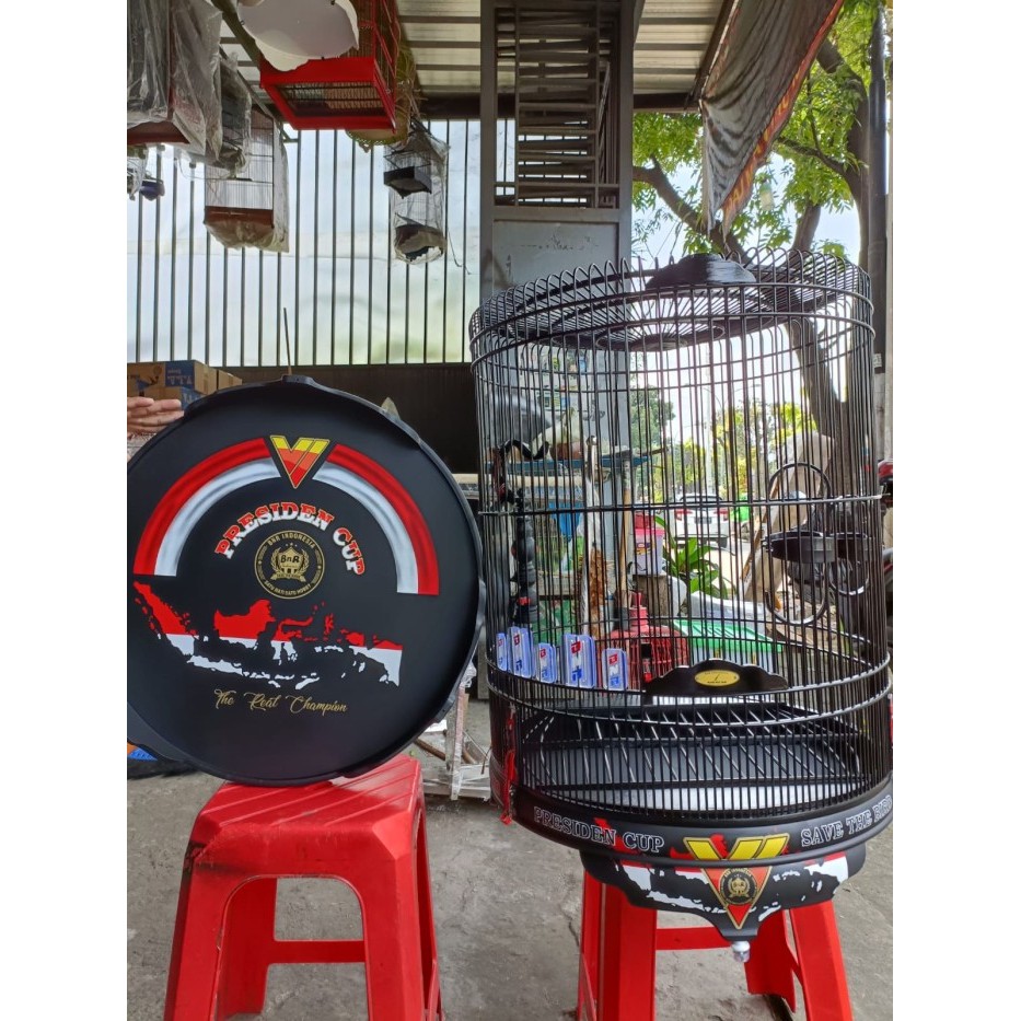 SANGKAR KANDANG MURAI BNR PVC PRESCUP NEW DECAL NO 2