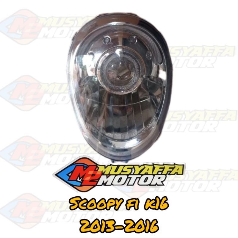 Reflektor Lampu Depan Scoopy Fi 2013 - 2016