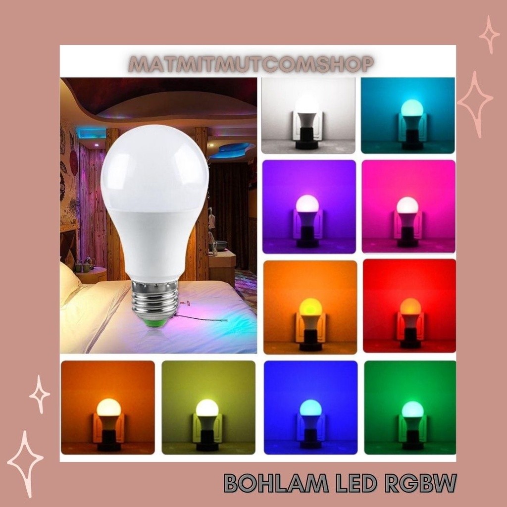 Lampu Led Warna Warni Remote Lampu LED RGB Free Remote Original