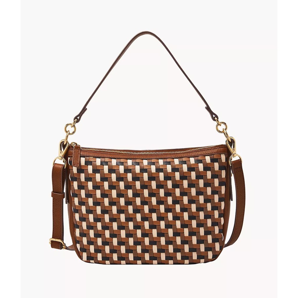 Fossil Jolie Leather Crossbody Bag Brown tas Wanita - ZB11112-249