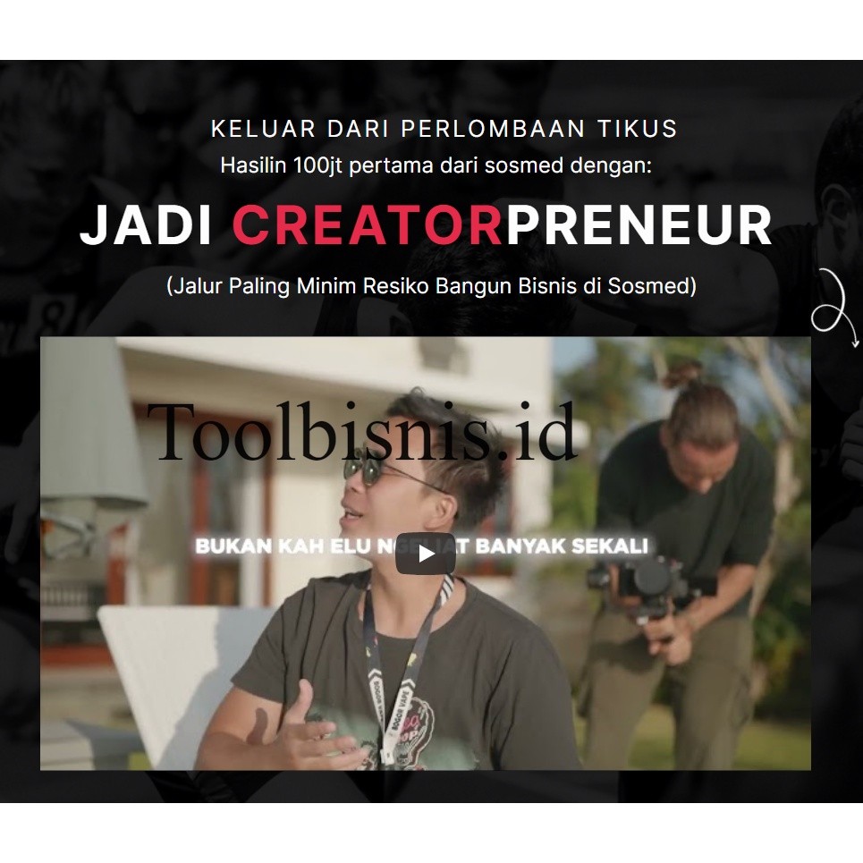 CREATORPRENEUR Content Hack Hasilin 100jt pertama dari sosmed 100+ video pembelajaran sangat mendeta