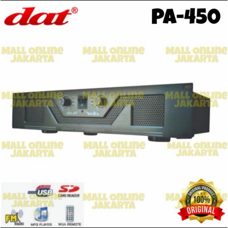 Power Amplifier dat pa450 original pa 450 audio amplifier
