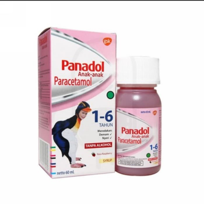 Panadol Anak Sirup 60ml /Parasetamol