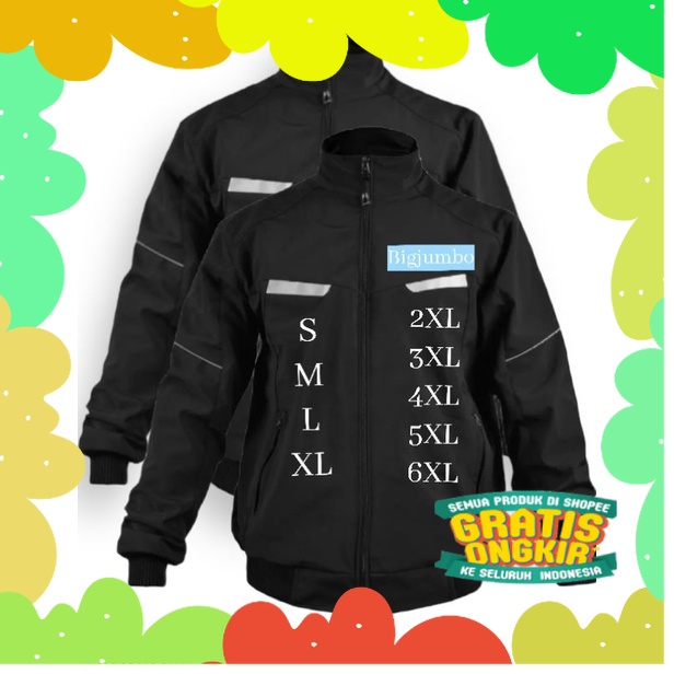 Jaket Pria Jumbo XXXXL Jaket Pria 3XL 4XL 5XL 6XL Anti Air Jaket Riding Pria BIG SIZE Jaket Motor Pr