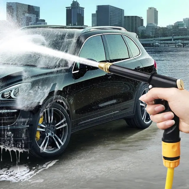 Semprotan Spray Gun Water Jet Tekanan Tinggi Air Cuci Mobil Motor Tanaman Kebun Water Spray Jet Nozz