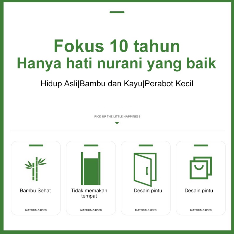 Oke Rak Buku Loker Kayu Kabinet Multifungsi Lemari Serbaguna Kayu Rak Dapur Rak Serbaguna Buku, El,