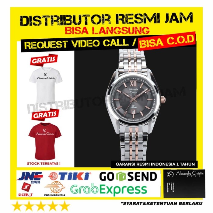 ALEXANDRE CHRISTIE WANITA AC8501LD 8501LD AC8501 GARANSI RESMI