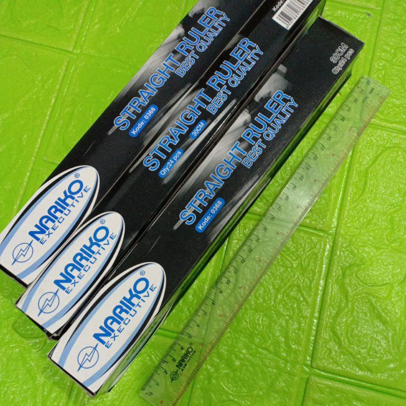 

NARIKO STRAIGHT RULER NARIKO PENGGARIS 30CM ISI 24 PCS