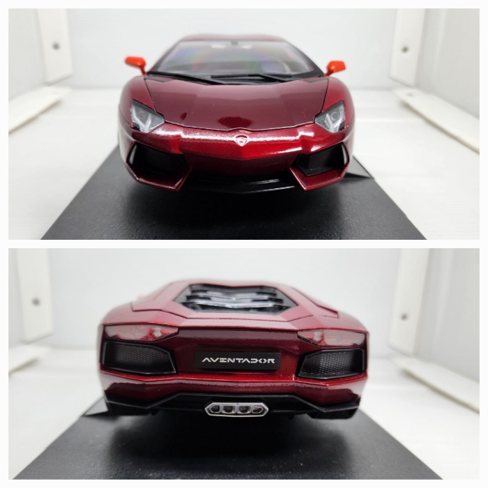 Diecast Miniatur Mobil welly lamborghini aventador lp 700-4 skala 18 nex models 1:18