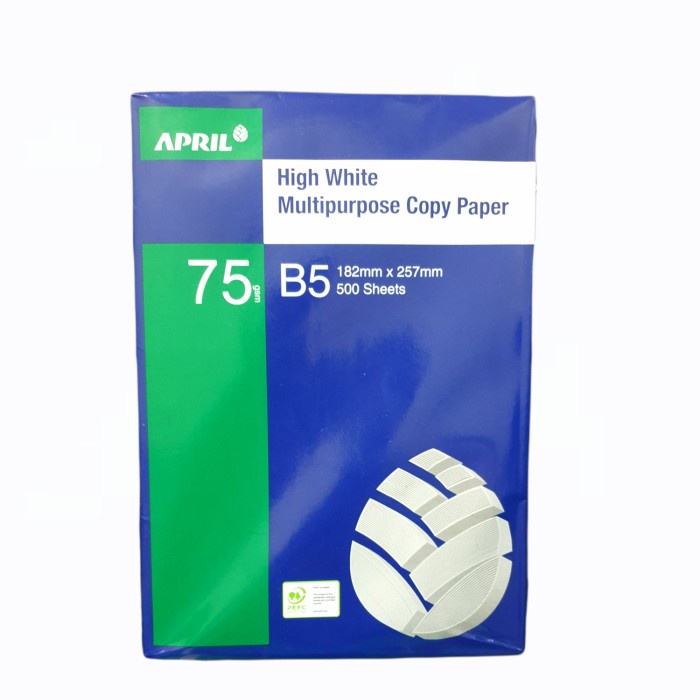 

[DD] Kertas B5 75 APRIL HIGH WHITE MCC
