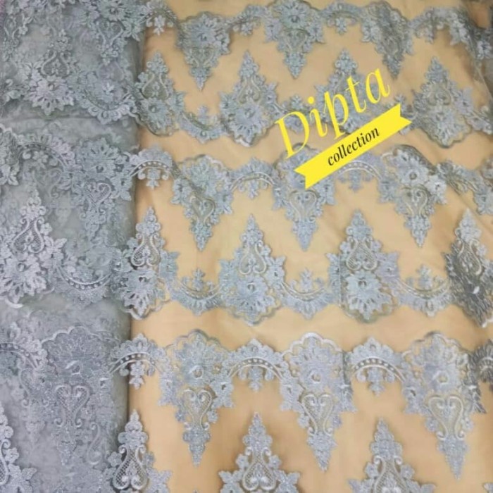 kain tile renda / kain renda baris /renda 10 susun