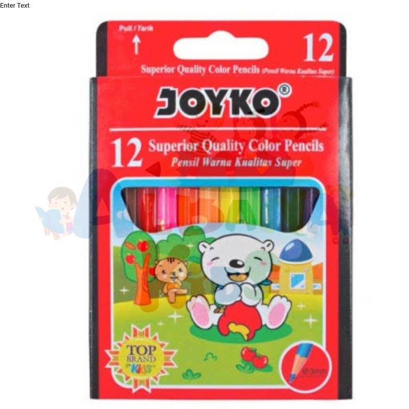 

(COD) PENSIL WARNA JOYKO KECIL ISI 12