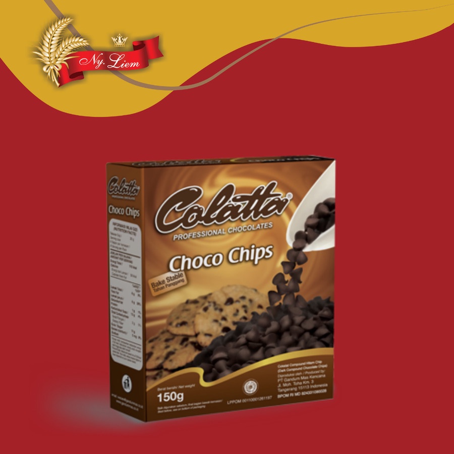 

COLATTA Choco Chips Dark 150 gram New!