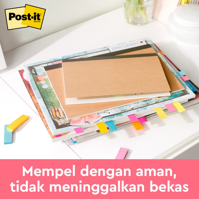 

Post-It 3M Penanda Halaman 670-4ASST Floral Fantasy Page Marker