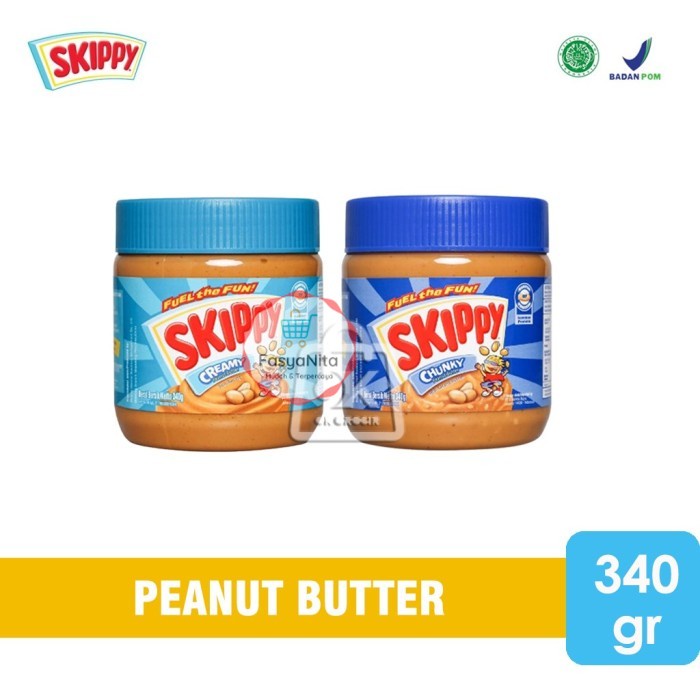 

Selai Kacang Skippy Chunky / Creamy / Peanut Butter (Botol Kaca 340gr) - Creamy 340gr - FasyAnita Mart Denpasar