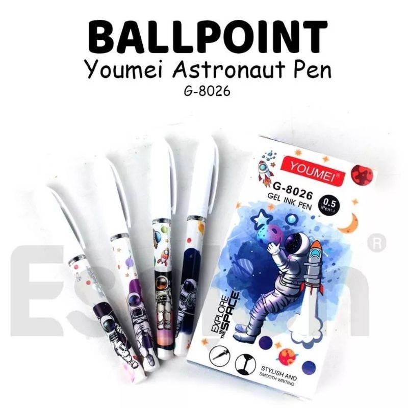 

Pulpen YOUMEI GP-8026 Astronot (12pc)