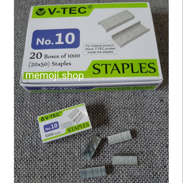 

Staples / Anak Hekter V-TEC No.10 (20pak)